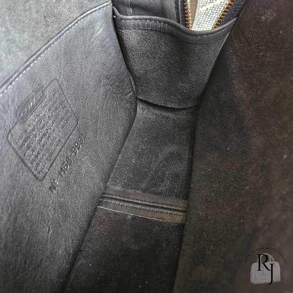 #1 Coach Vintage Lunch Box Zip | 9991 | Black | 1996 - Picture 14 of 16